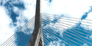 Zakim Bridge Blue Sky