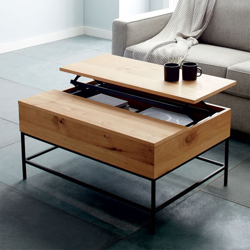 Converted coffee table