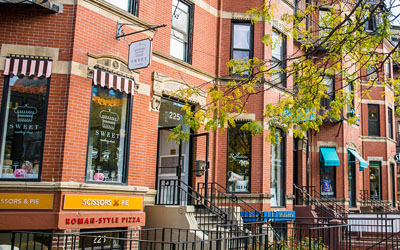 Stores on Newbury Street