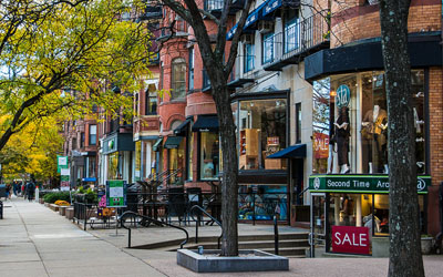 Newbury Street Businesses and Restaurants